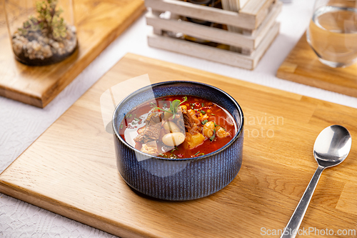 Image of Bean soup with smoked pork ham