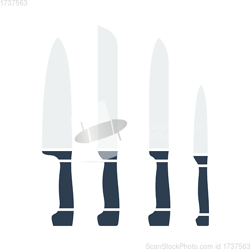 Image of Kitchen Knife Set Icon