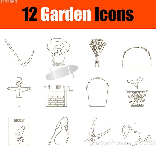 Image of Garden Icon Set