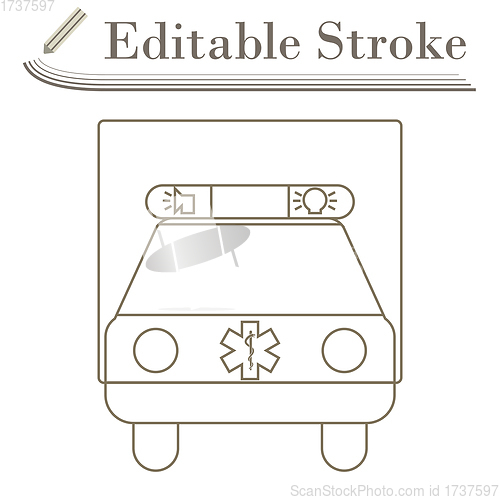 Image of Ambulance Car Icon