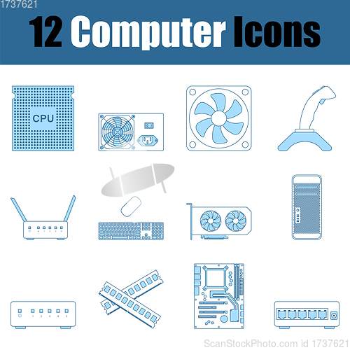 Image of Computer Icon Set