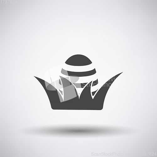 Image of Easter Egg In Grass Icon
