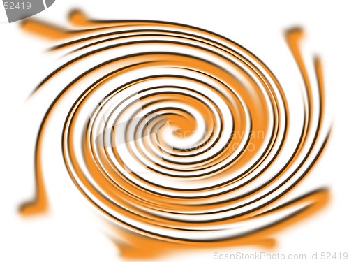 Image of Orange twirl