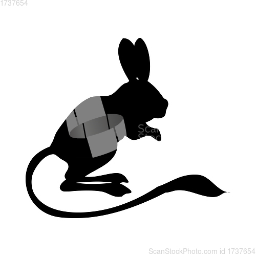 Image of Malossian Jerboa Silhouette