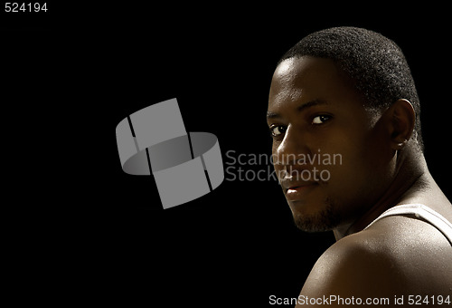 Image of Young african american male