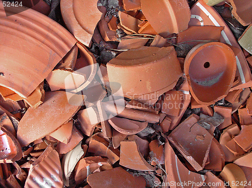 Image of Broken pottery