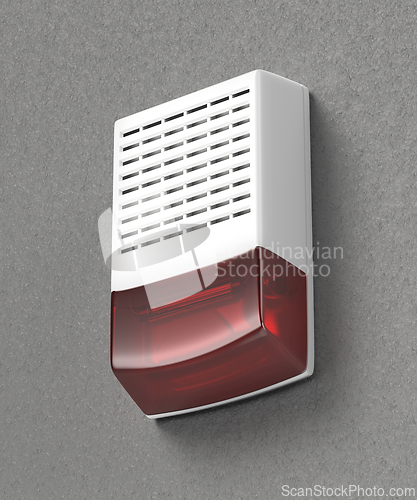 Image of Alarm siren with flash light