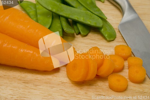 Image of Carrots and peas