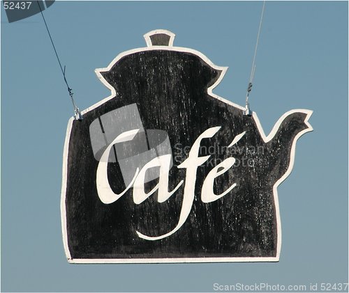 Image of Café-sign