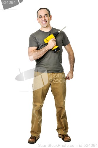 Image of Handyman with a drill