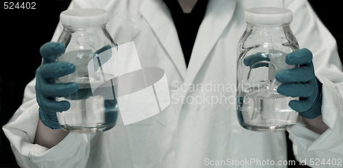 Image of Scientist at work