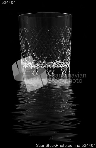 Image of Whiskey glasse reflection