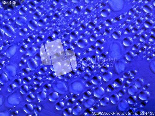 Image of Blue droplets background