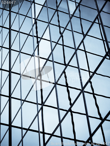 Image of Blue office building