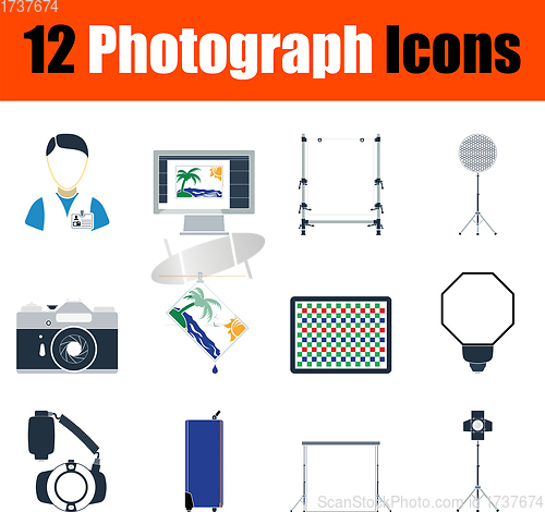 Image of Photograph Icon Set