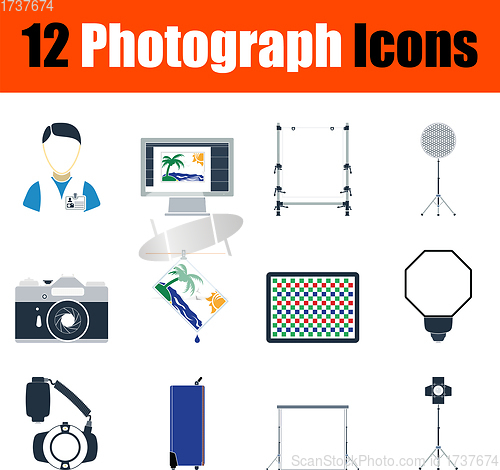 Image of Photograph Icon Set