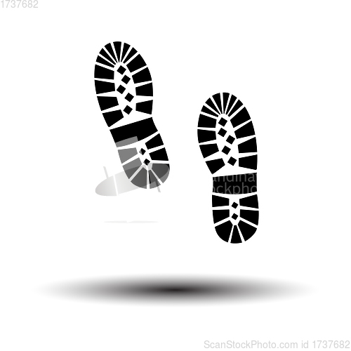 Image of Boot Print Icon