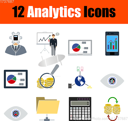 Image of Analytics Icon Set