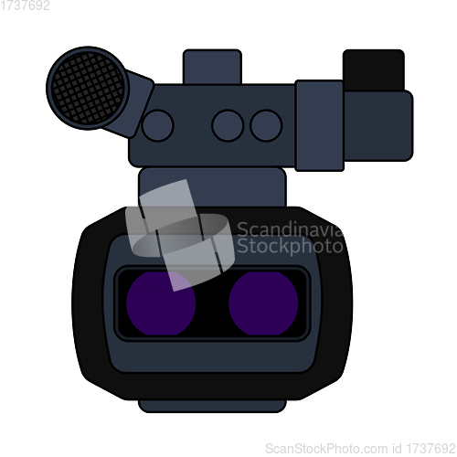 Image of 3d Movie Camera Icon