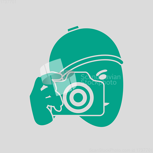 Image of Detective With Camera Icon