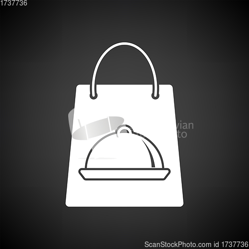 Image of Paper Bag With Cloche Icon