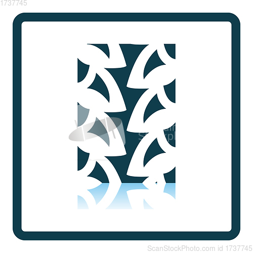 Image of Bike Tyre Print Icon