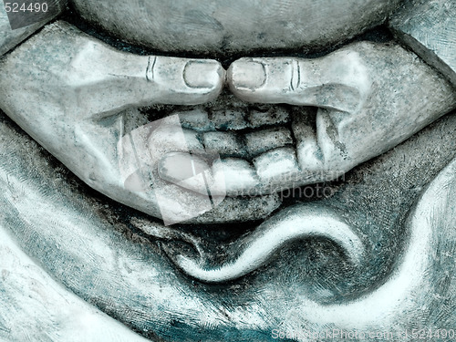 Image of Zen statue details