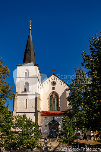 Image of Medieval church of the Exaltation of the Holy Cross, Litomysl, Czech Republic