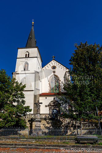 Image of Medieval church of the Exaltation of the Holy Cross, Litomysl, Czech Republic