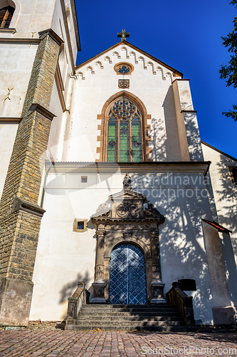 Image of Medieval church of the Exaltation of the Holy Cross, Litomysl, Czech Republic