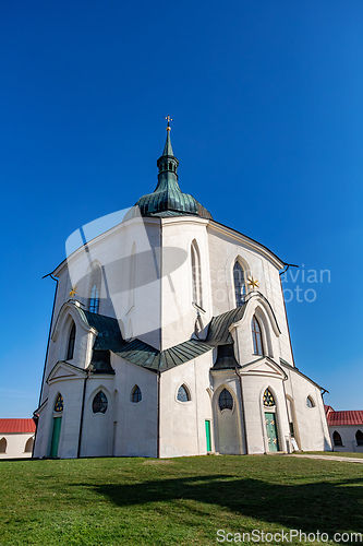 Image of Pilgrimage church of Saint John of Nepomuk on Zelena Hora. Zdar nad Sazavou, Czech Republic