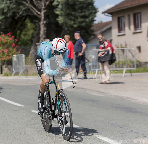 Image of The Cyclist Fabio Aru - Criterium du Dauphine 2017