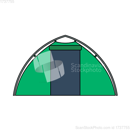 Image of Icon Of Touristic Tent