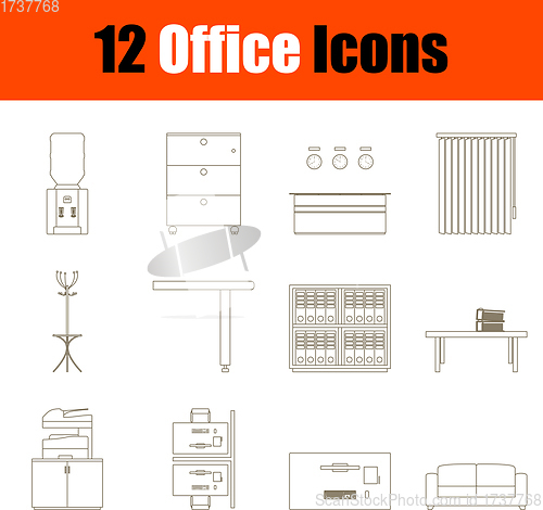 Image of Office Icon Set