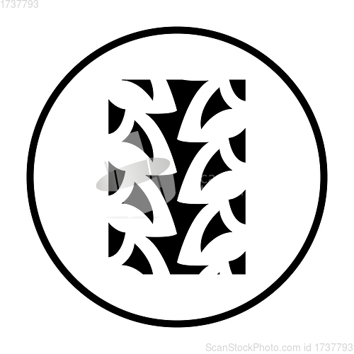 Image of Bike Tyre Print Icon