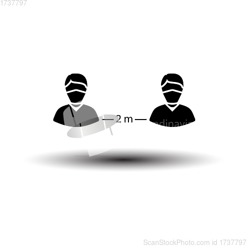 Image of Social Distance Icon