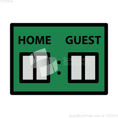 Image of Baseball Scoreboard Icon