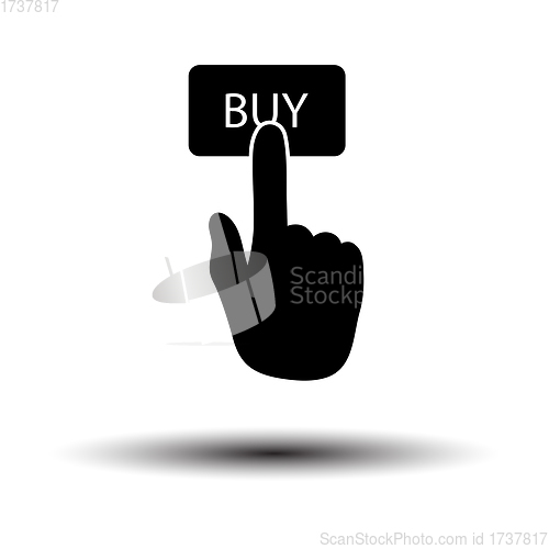 Image of Finger Push The Buy Button Icon