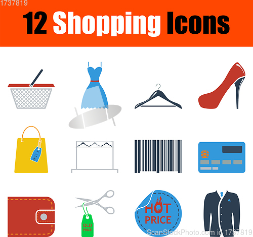 Image of Shopping Icon Set