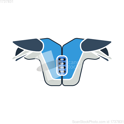 Image of American Football Chest Protection Icon