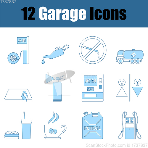 Image of Garage Icon Set