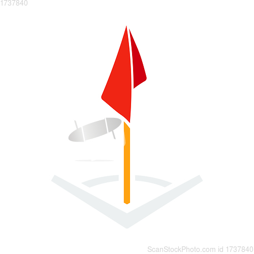 Image of Soccer Corner Flag Icon