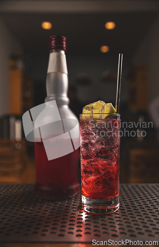 Image of Berry red cocktail