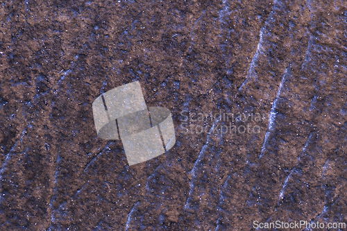 Image of super macro image of leather surface