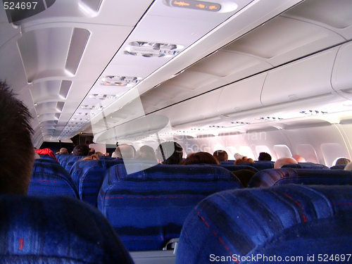 Image of airplane interior