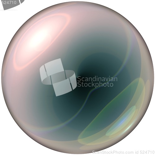Image of clear glass sphere