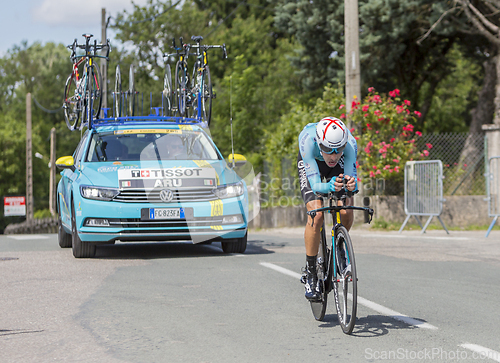 Image of The Cyclist Fabio Aru - Criterium du Dauphine 2017