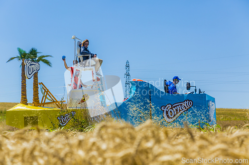 Image of Cornetto Vehicle - Tour de France 2016