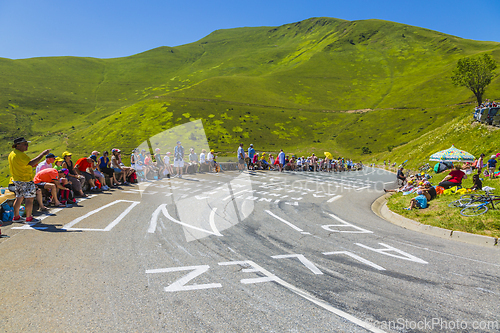 Image of The Road to Col de Peyresourde - Tour de France 2014