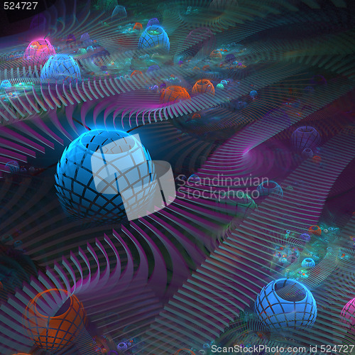 Image of 3D Abstract Clusters